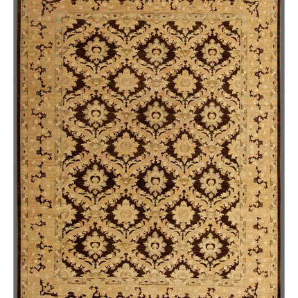 Hand Knotted Ziegler Wool Rug 8' 10" X 11' 9"