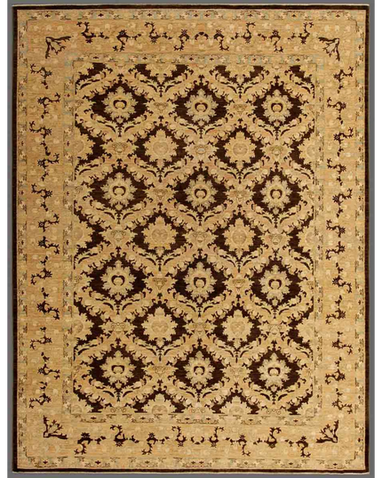 Hand Knotted Ziegler Wool Rug 8' 10" X 11' 9"