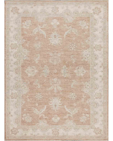 Hand Knotted Serenity Wool Rug 4' 0" X 5' 3"