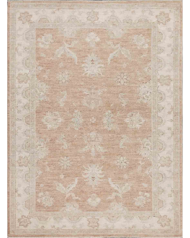 Hand Knotted Serenity Wool Rug 4' 0" X 5' 3"