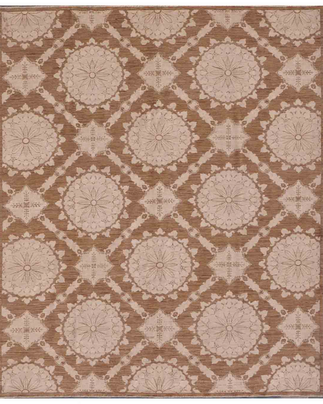 Hand Knotted Artemix Wool Rug 7' 3" X 8' 11"