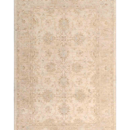 Hand Knotted Serenity Wool Rug 4' 2" X 6' 1"