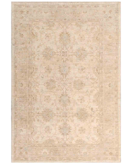 Hand Knotted Serenity Wool Rug 4' 2" X 6' 1"