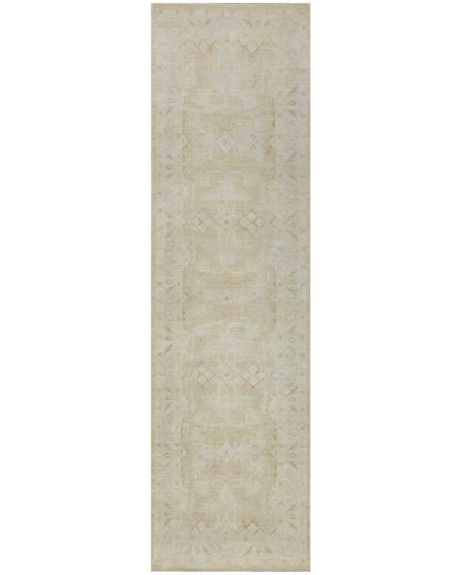 Hand Knotted Serenity Wool Rug 2' 11" X 9' 10"