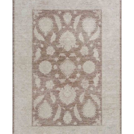 Hand Knotted Serenity Wool Rug 4' 0" X 5' 9"