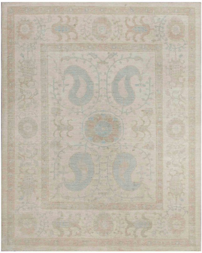 Hand Knotted Serenity Wool Rug 6' 7" X 8' 1"