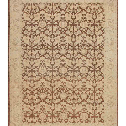 Hand Knotted Ziegler Wool Rug 10' 3" X 13' 0"