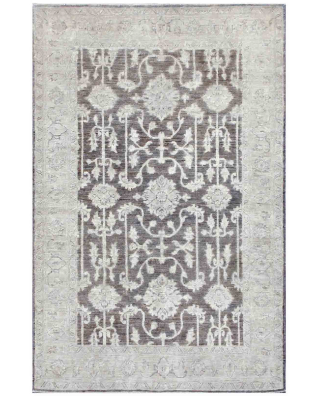 Hand Knotted Serenity Wool Rug 4' 0" X 6' 3"