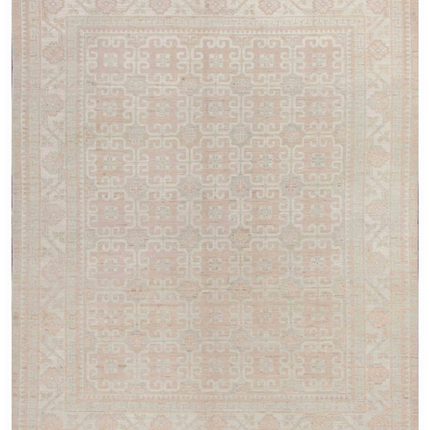 Hand Knotted Khotan Wool Rug 8' 5" X 10' 2"