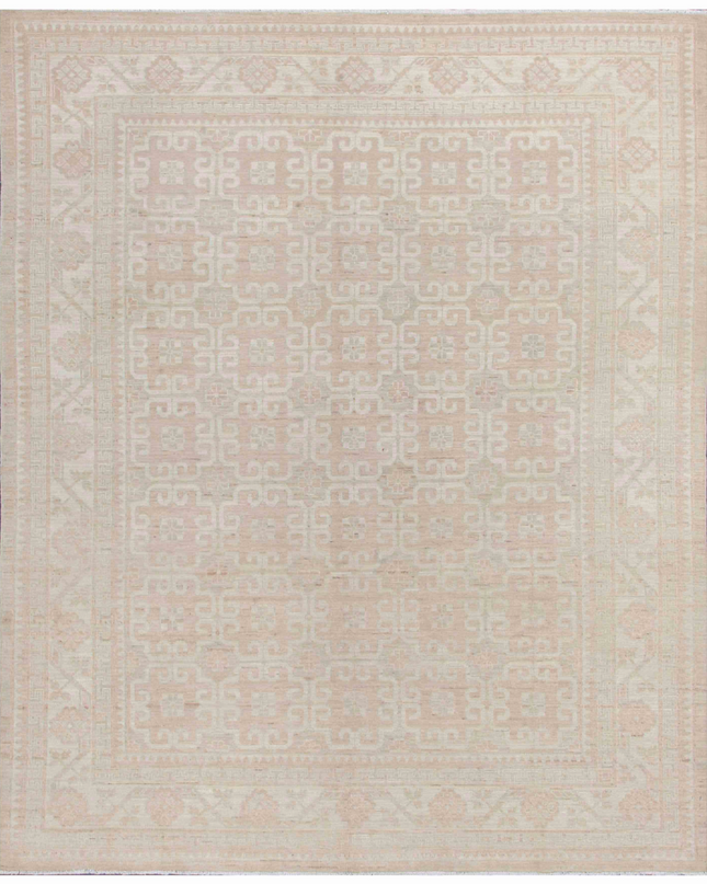 Hand Knotted Khotan Wool Rug 8' 5" X 10' 2"