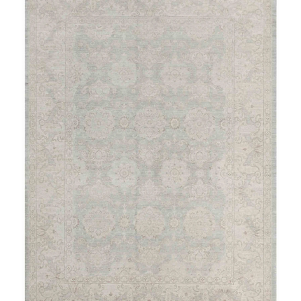 Hand Knotted Ziegler Wool Rug 6' 4" X 8' 9"