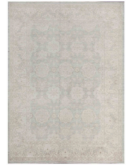 Hand Knotted Ziegler Wool Rug 6' 4" X 8' 9"