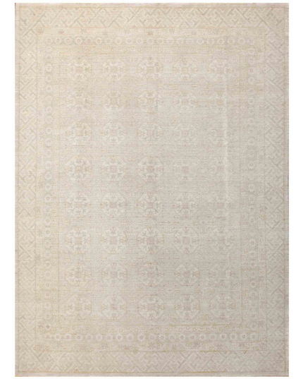 Hand Knotted Khotan Wool Rug 8' 9" X 11' 11"