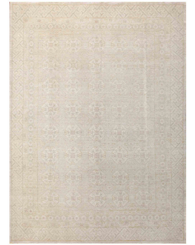 Hand Knotted Khotan Wool Rug 8' 9" X 11' 11"