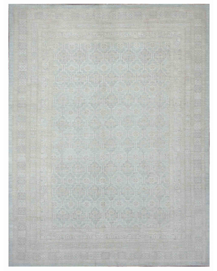 Hand Knotted Khotan Wool Rug 10' 2" X 13' 6"