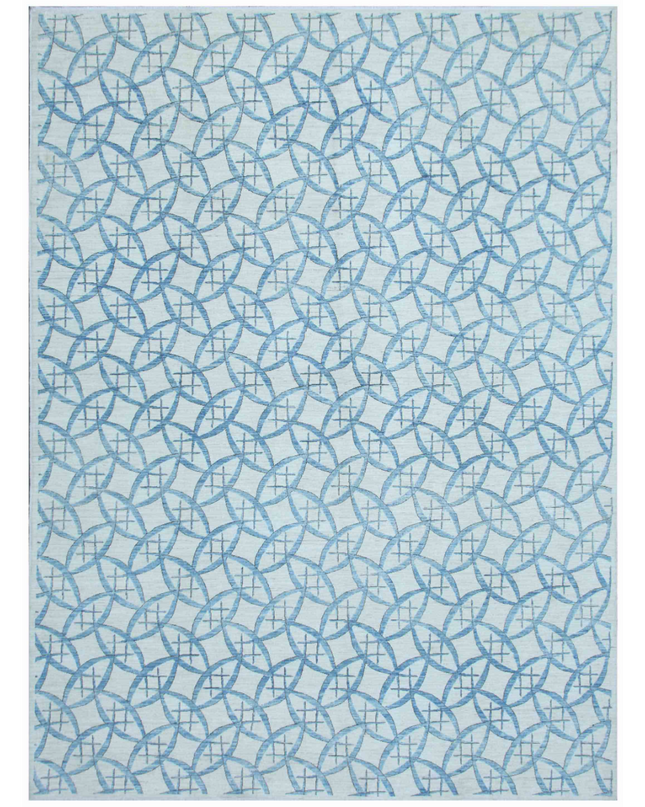 Hand Knotted Artemix Wool Rug 8' 10" X 12' 2"