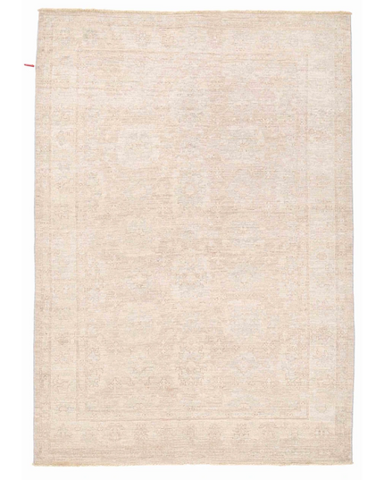 Hand Knotted Ziegler Wool Rug 4' 1" X 5' 9"