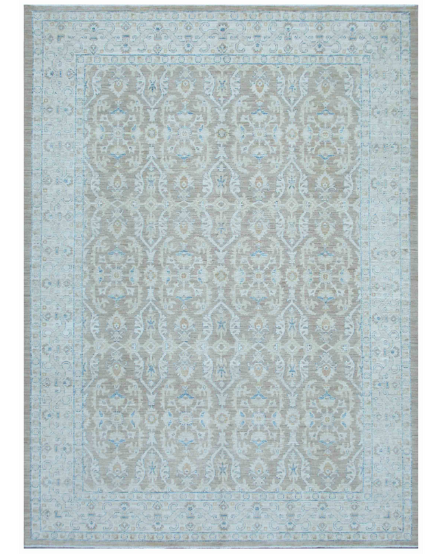 Hand Knotted Serenity Wool Rug 8' 11" X 12' 3"