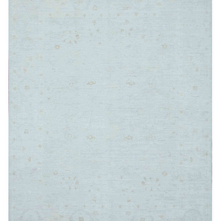 Hand Knotted Oushak Wool Rug 8' 2" X 10' 3"