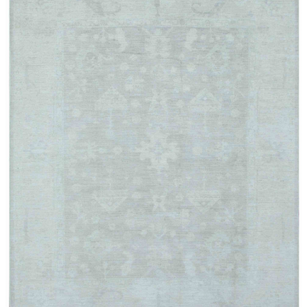 Hand Knotted Oushak Wool Rug 8' 3" X 10' 2"