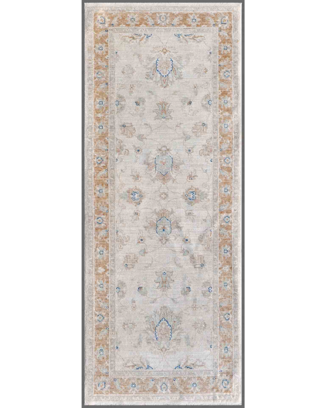 Hand Knotted Serenity Wool Rug 2' 7" X 6' 9"