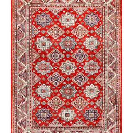 Hand Knotted Kazak Wool Rug 10' 4" X 14' 3"