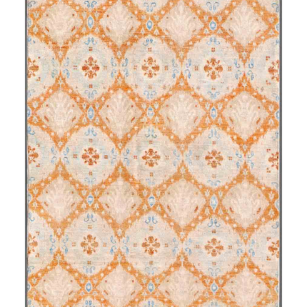 Hand Knotted Artemix Wool Rug 4' 1" X 5' 7"