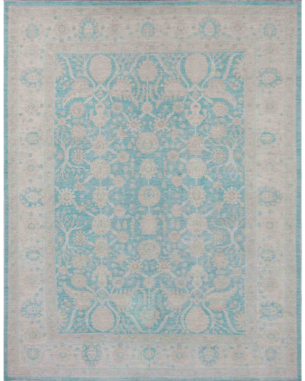 Hand Knotted Serenity Wool Rug 9' 2" X 12' 2"