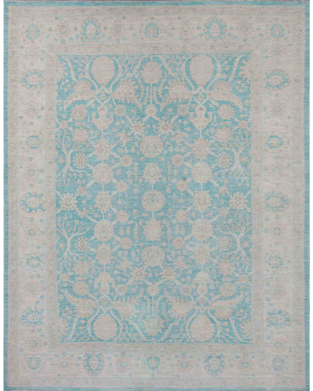 Hand Knotted Serenity Wool Rug 9' 2" X 12' 2"
