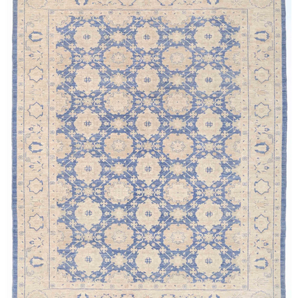 Hand Knotted Ziegler Wool Rug 8' 1" X 10' 2"
