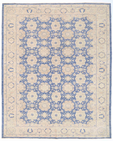 Hand Knotted Ziegler Wool Rug 8' 1" X 10' 2"