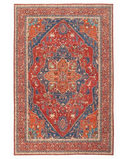 Hand Knotted Heriz Wool Rug 12' 0" X 18' 0"