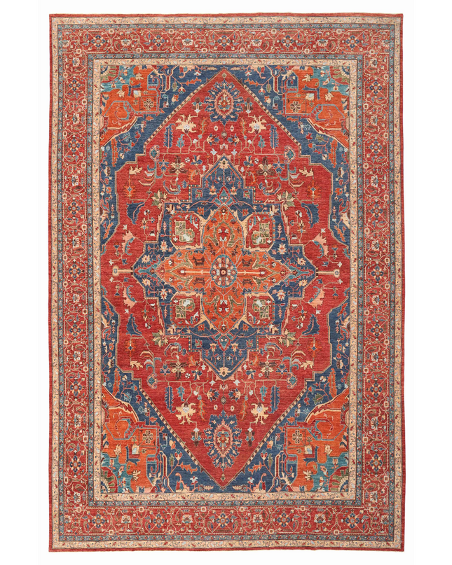 Hand Knotted Heriz Wool Rug 12' 0" X 18' 0"