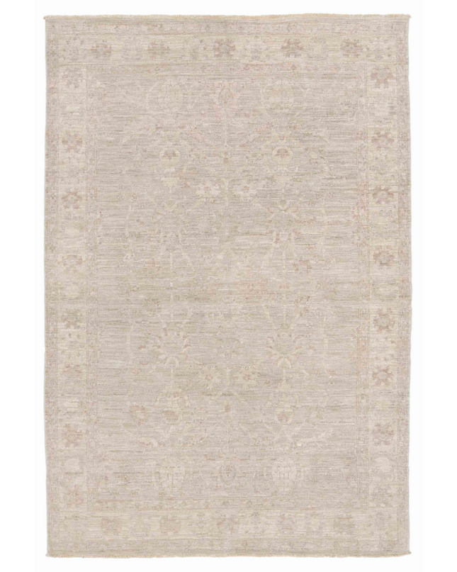 Hand Knotted Serenity Wool Rug 4' 0" X 5' 11"
