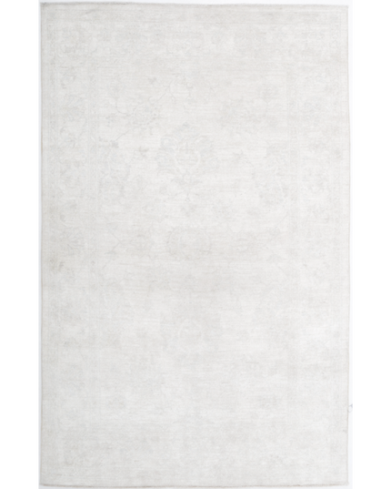 Hand Knotted Serenity Wool Rug 4' 0" X 6' 7"