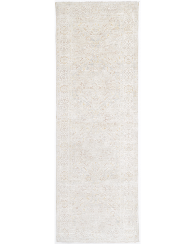 Hand Knotted Serenity Wool Rug 2' 11" X 9' 3"