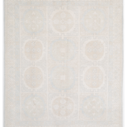 Hand Knotted Khotan Wool Rug 8' 6" X 10' 6"