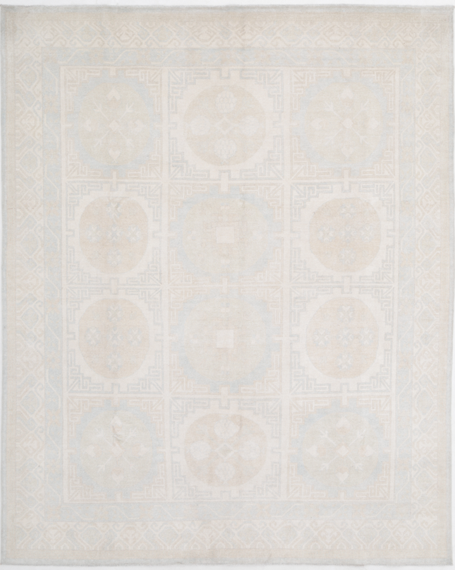 Hand Knotted Khotan Wool Rug 8' 6" X 10' 6"