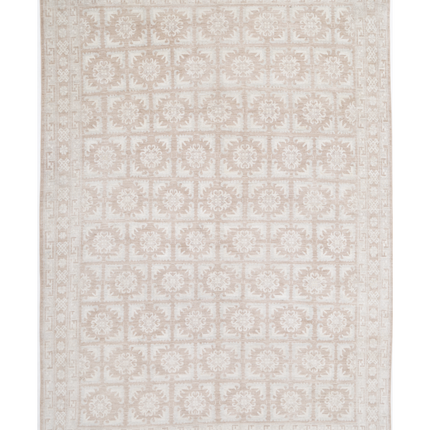 Hand Knotted Khotan Wool Rug 8' 6" X 12' 3"