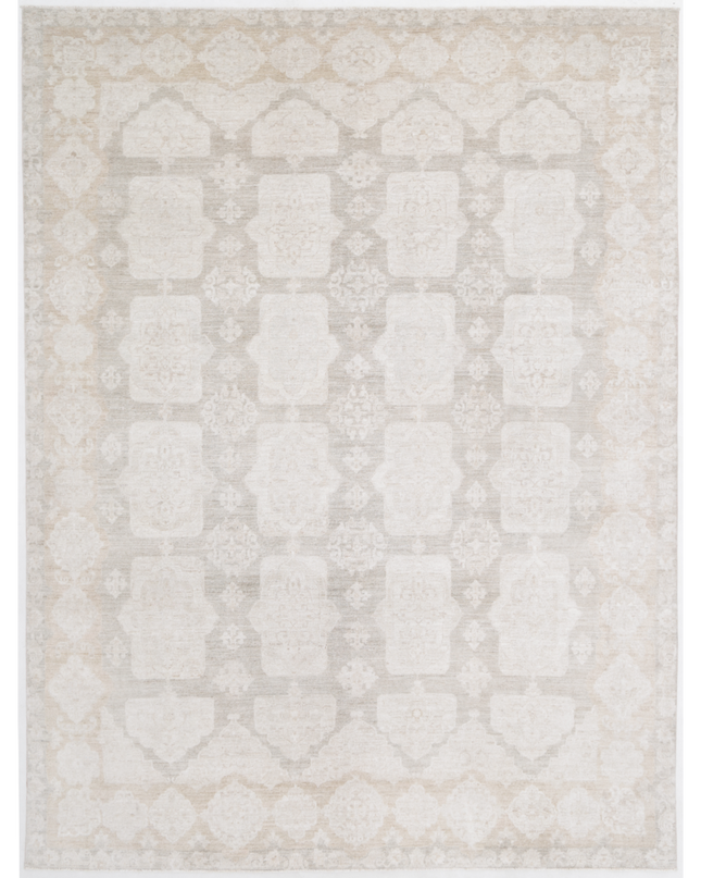 Hand Knotted Serenity Wool Rug 8' 10" X 11' 6"