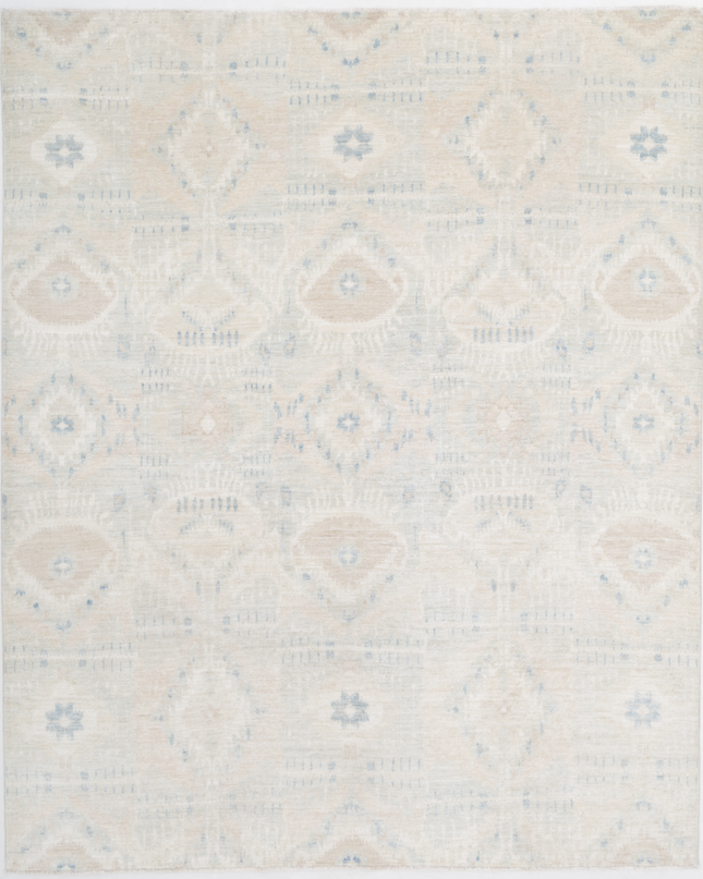 Hand Knotted Artemix Wool Rug 8' 0" X 9' 10"