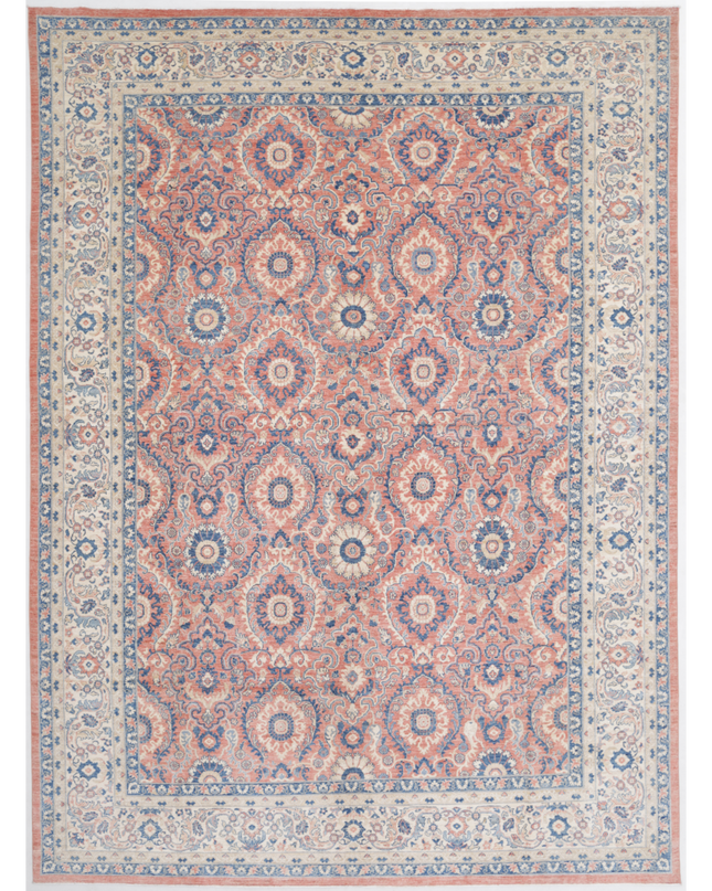 Hand Knotted Serenity Wool Rug 10' 0" X 13' 11"