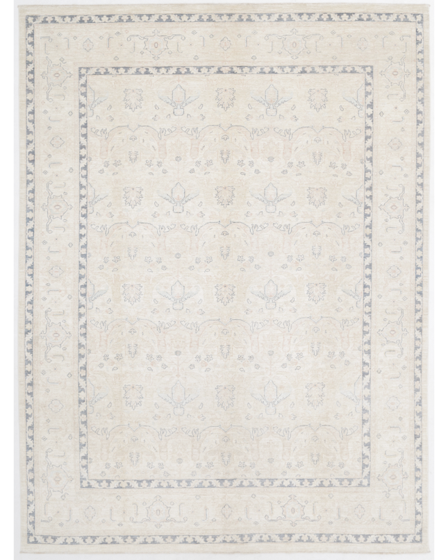 Hand Knotted Serenity Wool Rug 8' 9" X 11' 8"