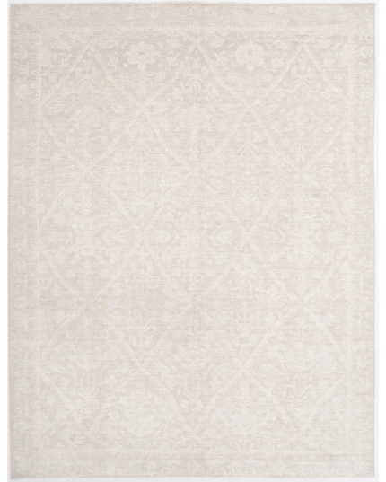 Hand Knotted Serenity Wool Rug 9' 1" X 12' 2"