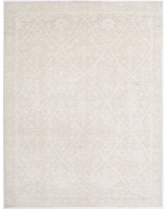 Hand Knotted Serenity Wool Rug 9' 1" X 12' 2"