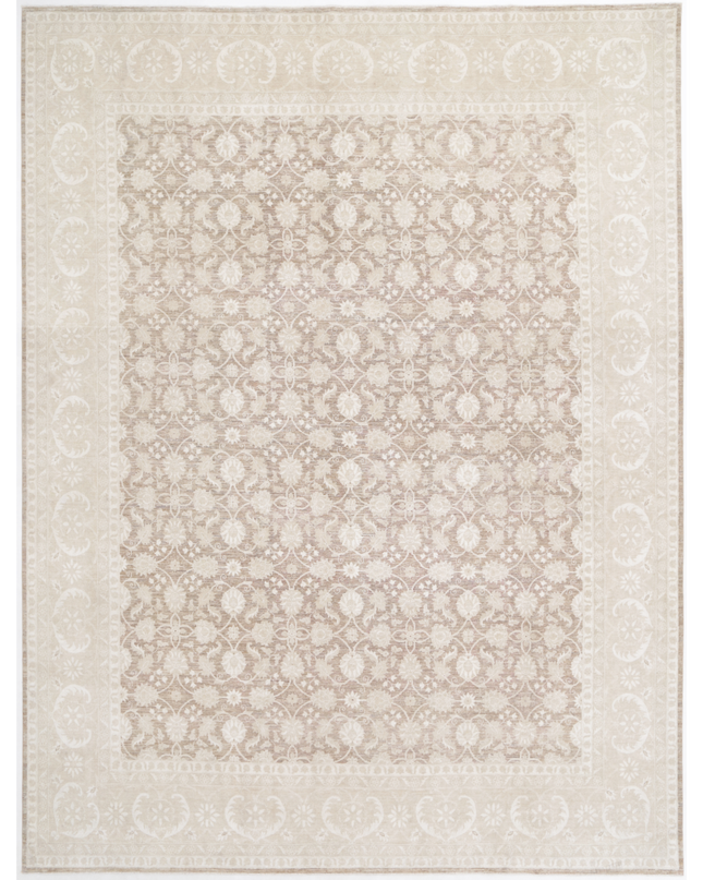 Hand Knotted Serenity Wool Rug 13' 2" X 17' 6"