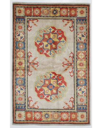 Hand Knotted Revival Wool Rug 3' 3" X 5' 0"