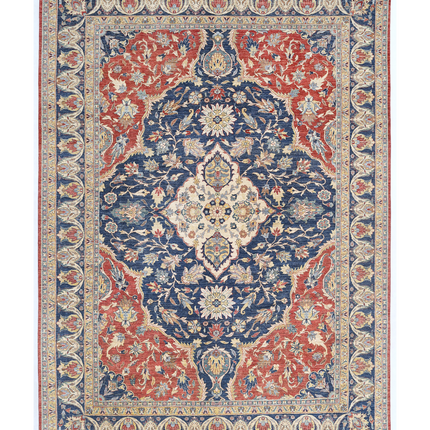 Hand Knotted Heriz Wool Rug 9' 11" X 13' 10"