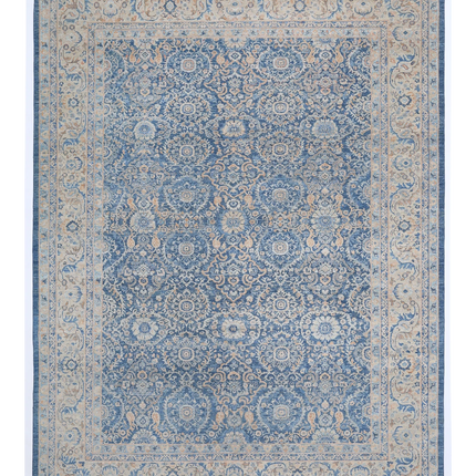 Hand Knotted Ziegler Wool Rug 9' 11" X 13' 2"