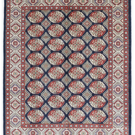 Hand Knotted Humna Wool Rug 8' 3" X 9' 9"